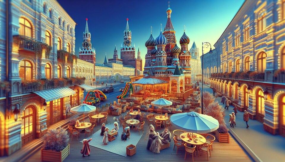Очаровательные рестораны Москвы с детской комнатой>