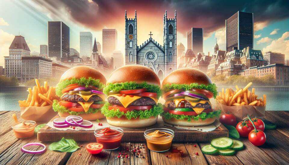 Explorez les Meilleurs Burgers Américains à Montréal>
