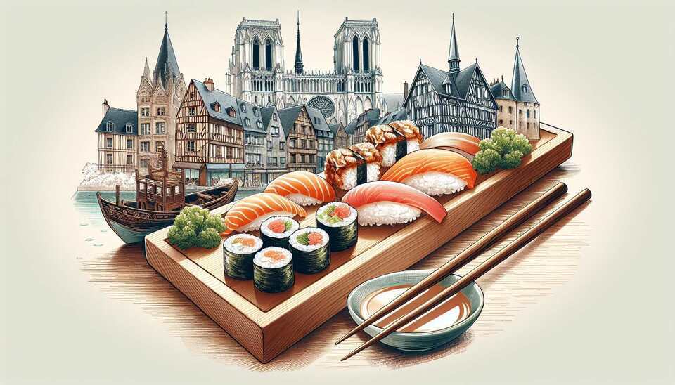 Découvrez les meilleurs restaurants de sushi à Rouen>