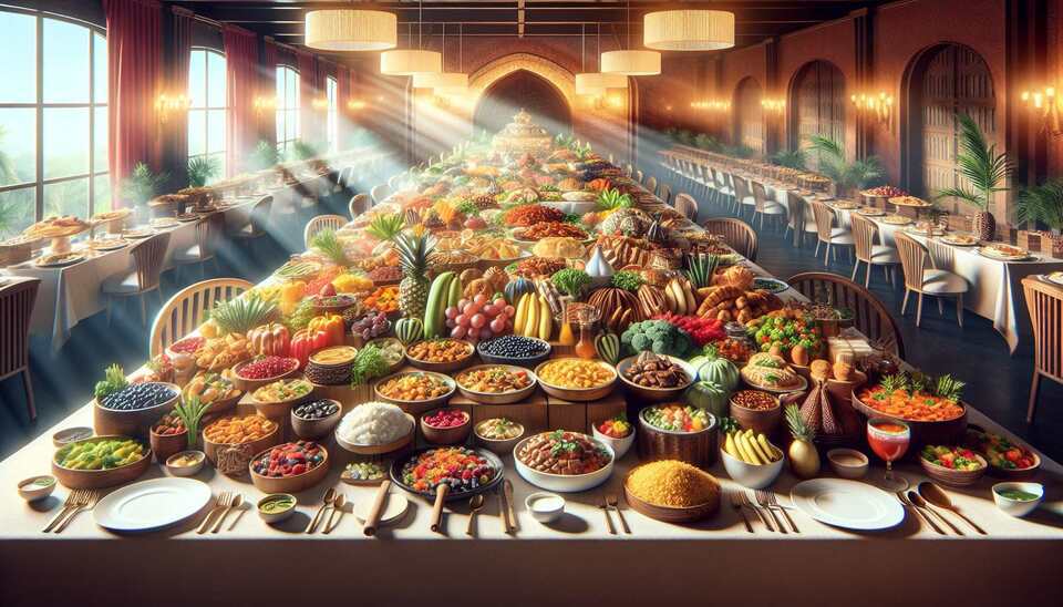 Explora Buffets de Comida que Deleitan los Sentidos>
