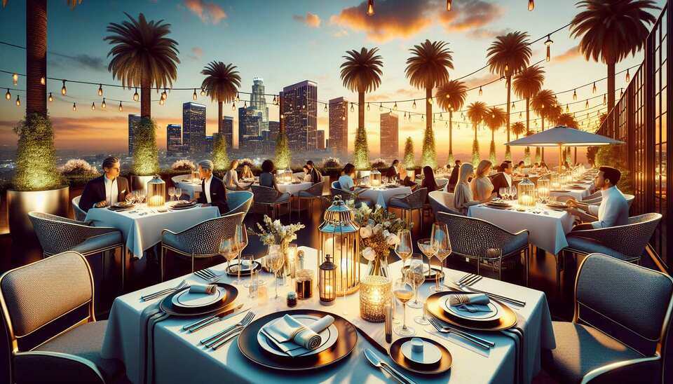 Elegant Fine Dining Dinner Spots in Los Angeles>