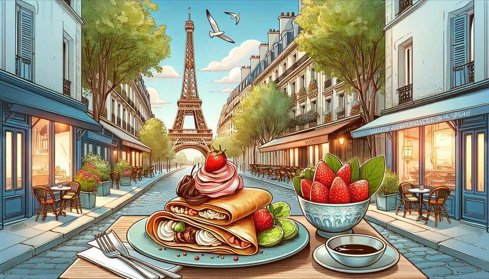Délices de crêpes sucrées et salées à Paris>