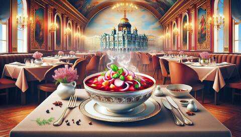 Лучшие рестораны Санкт-Петербурга с борщом!