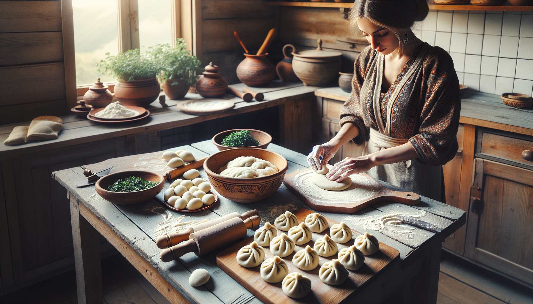 Лучшая грузинская кухня в Эстосадке: мама и хинкали!