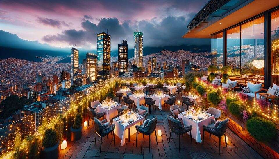 Los Mejores Restaurantes con Terraza y Vistas en Bogotá>