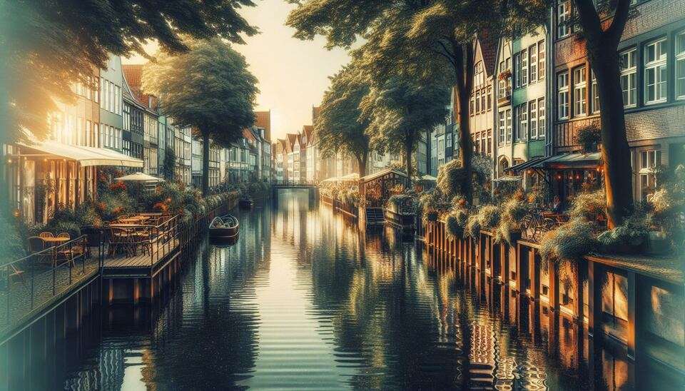 Entdecken Sie das Ambiente am Torfkanal in Bremen>