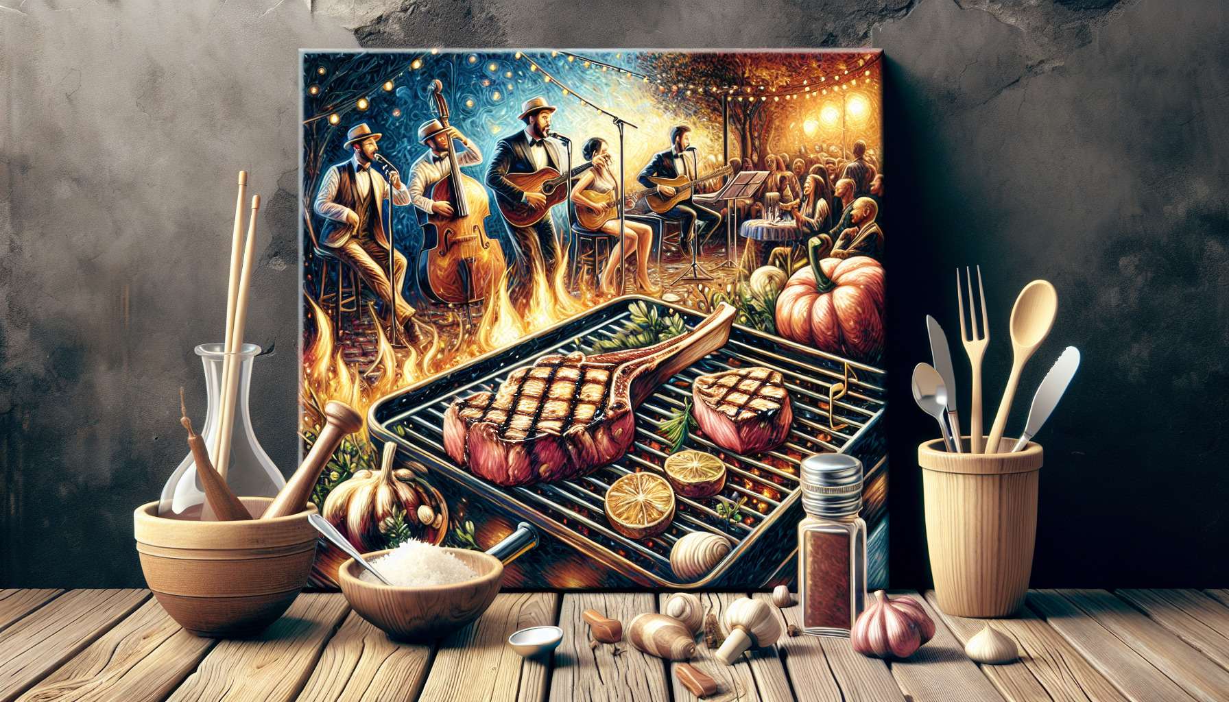 Вкусные стейки и живая музыка в Черкесске