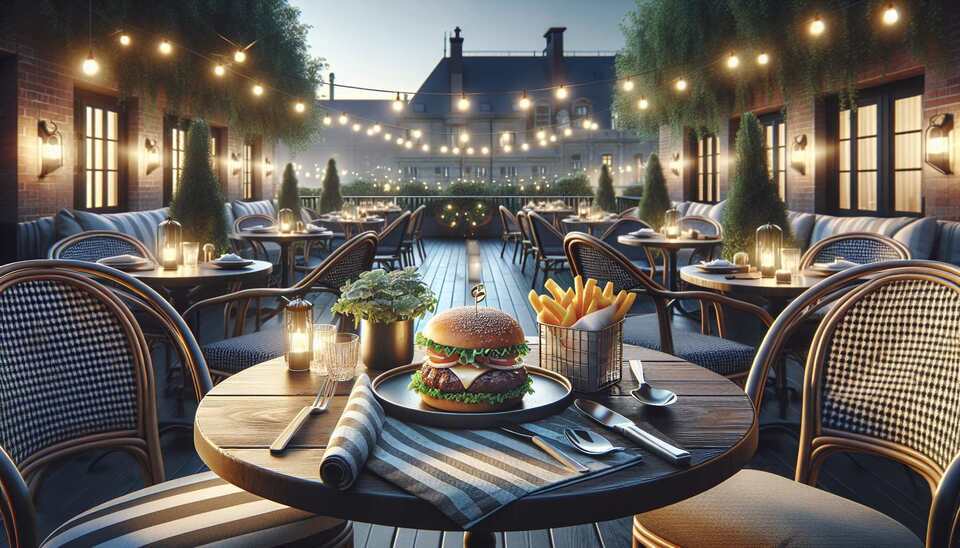 Top Hamburger Restaurants mit Terrasse: Perfekt für Abendessen>