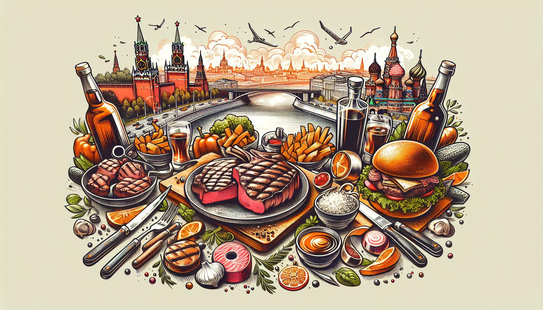 Лучшие стейки и гриль в Москве: американская кухня