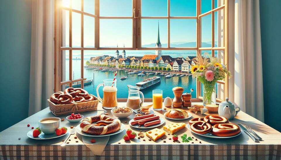Perfektes Frühstück in Friedrichshafen genießen>