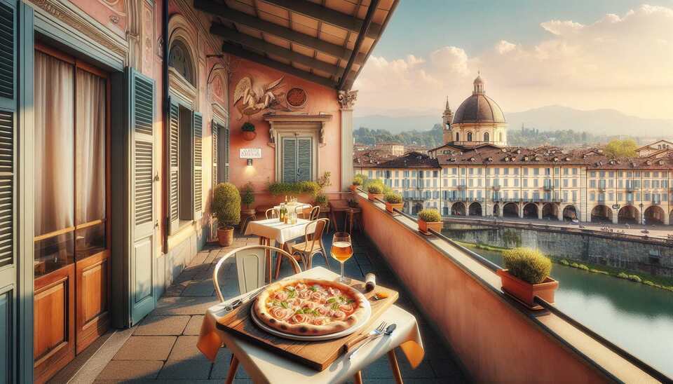 Deliziosi ristoranti di pizza sottile a Torino>