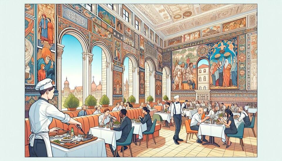 Entdecke Dresdens Restaurants mit eindrucksvollen Wandmalereien!>