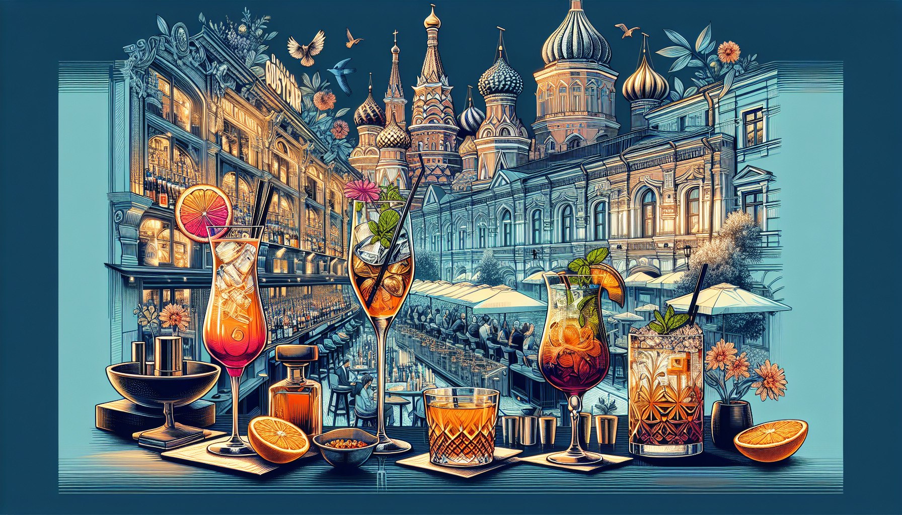 Лучшие коктейль-бары Москвы: коктейли и атмосфера