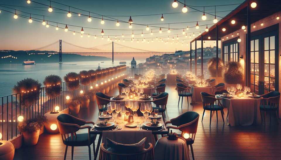 Restaurantes em Lisboa: Jantar ao ar livre no terraço>