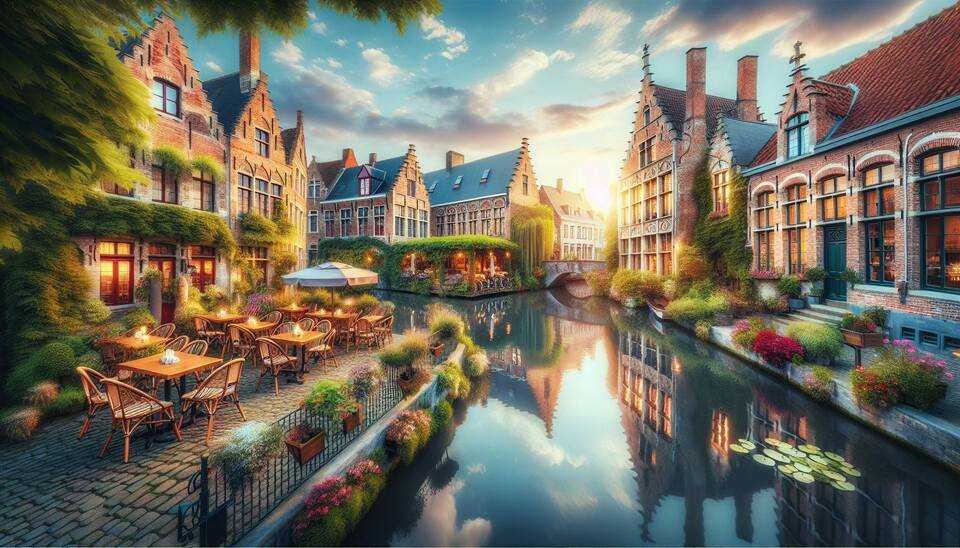 Charming Ghent Spots with Garden Seating Bliss>