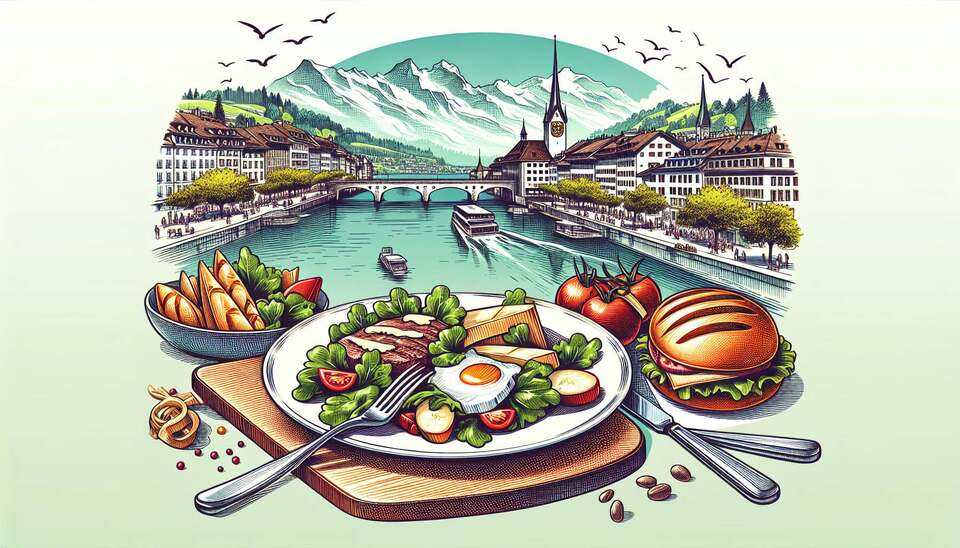 Top-Restaurants in Luzern für Fitnessteller>
