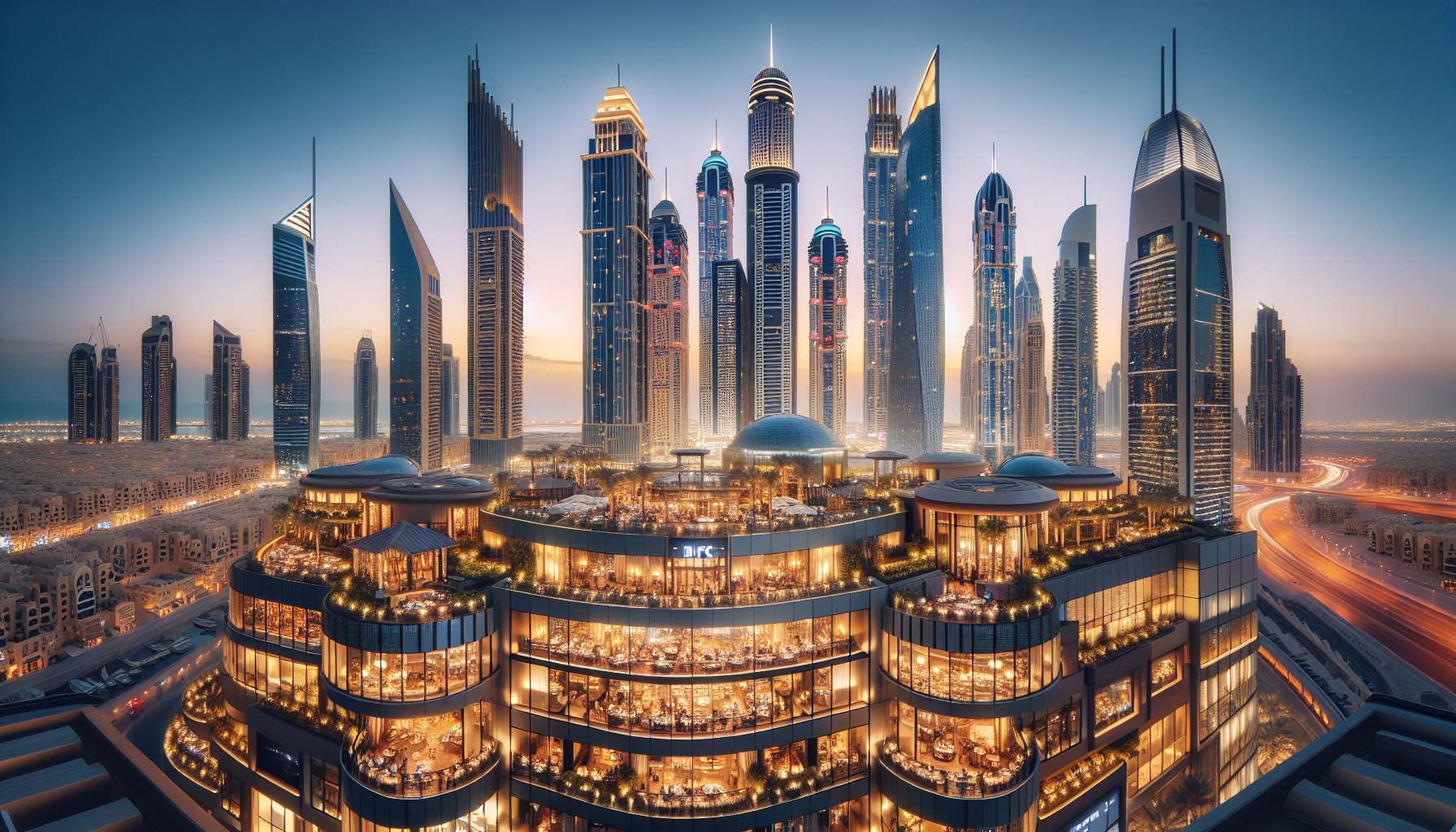 Рестораны с захватывающим видом в районе DIFC