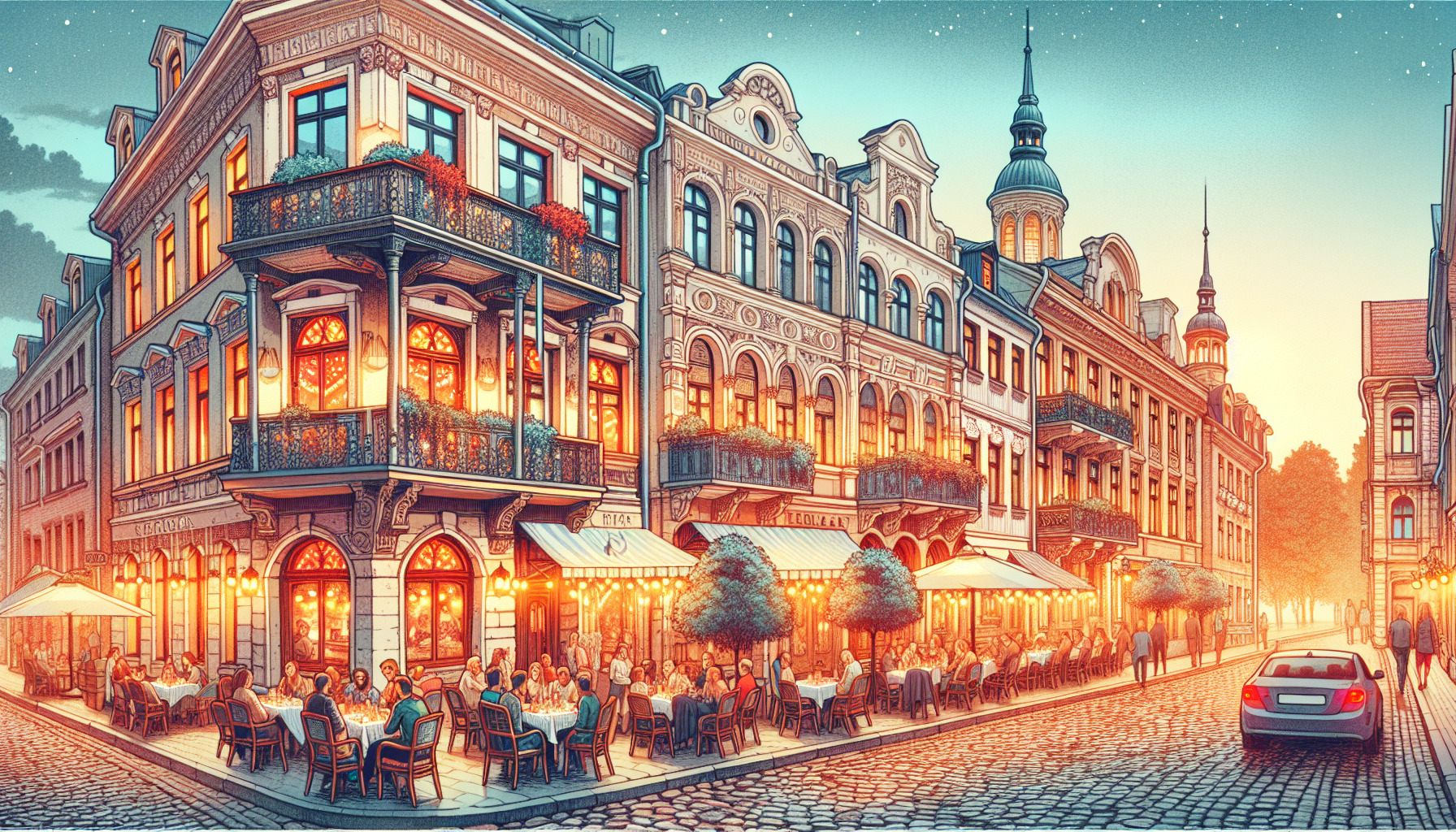 Прекрасные грузинские рестораны на улице Гертрудес