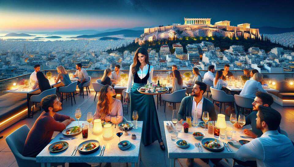 Top Rooftop Dining Pubs & Bars in Athens>