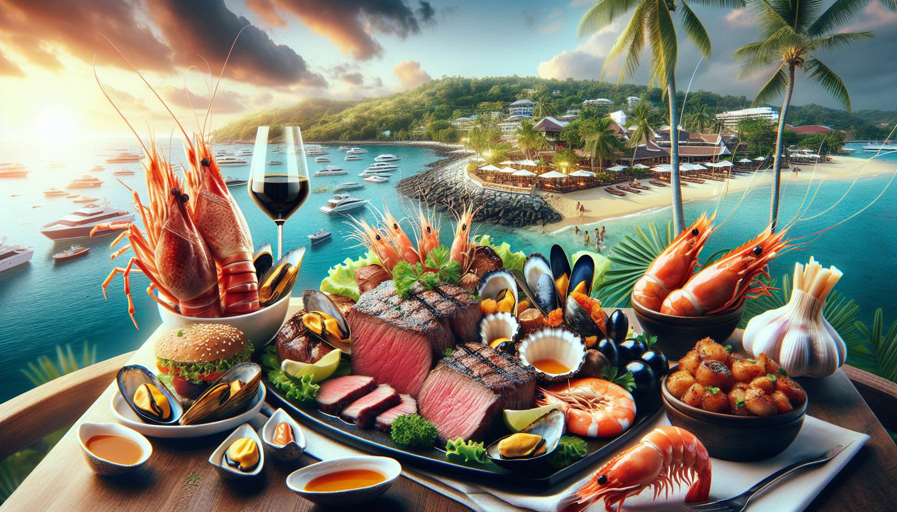 Ужин мечты: лучшие рестораны с мясом и морепродуктами
