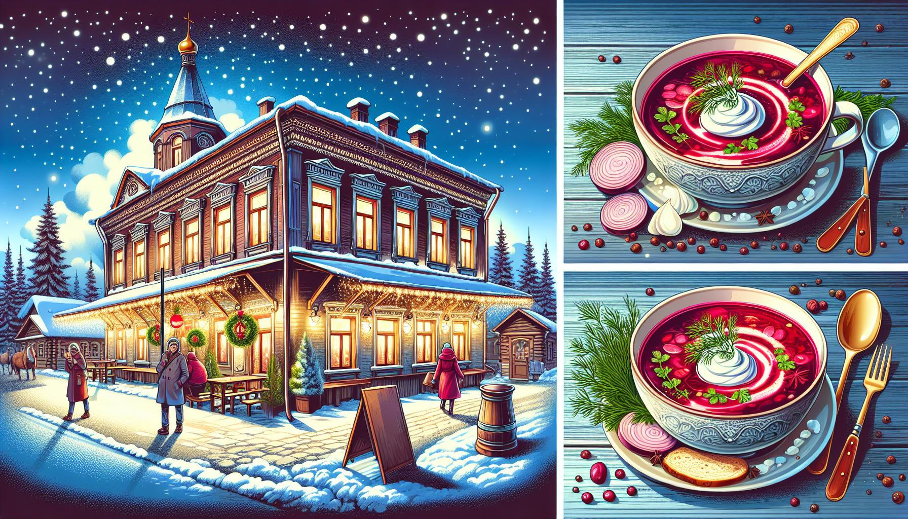 Вкусные рестораны в Уфе с борщом