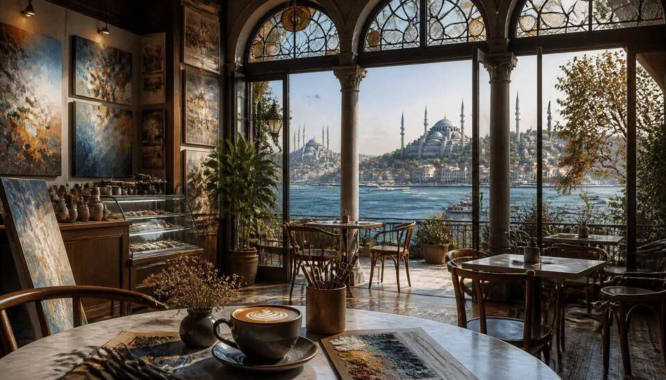 İstanbul’da Sanat ve Kahve Tutkunlarına Özel Mekânlar>