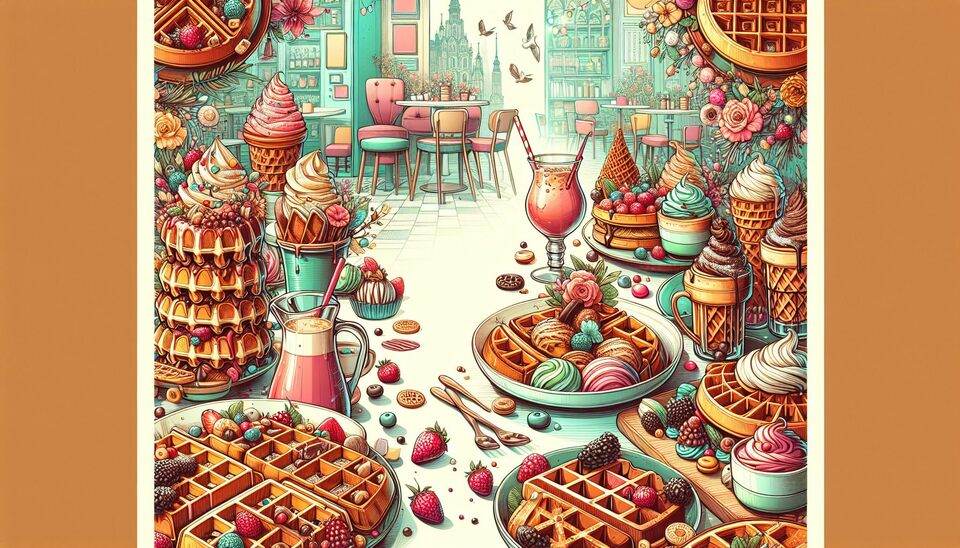 Необычные кафе Самары: вафли на любой вкус>