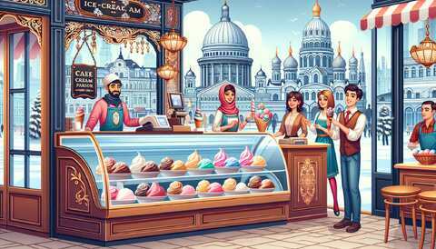 Вкусные рестораны с мороженым в центре города