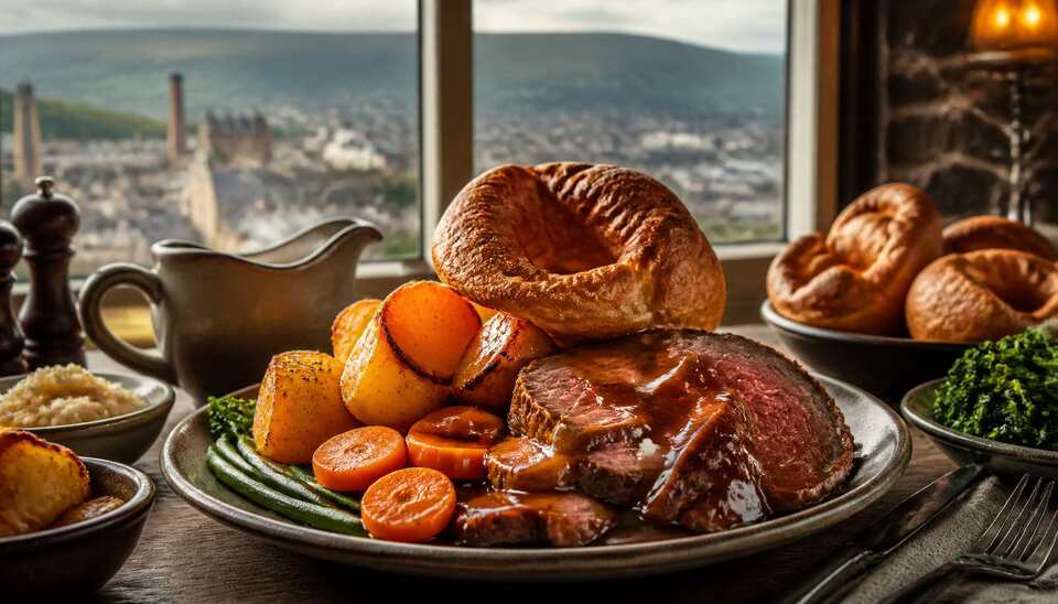 Traditional Sunday Roast in Merthyr Tydfil>