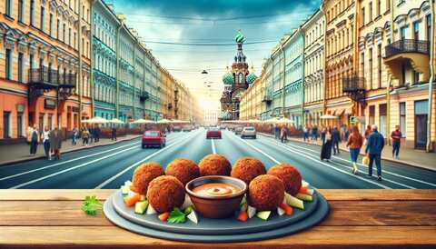 Попробуйте лучший фалафель на Английском проспекте!