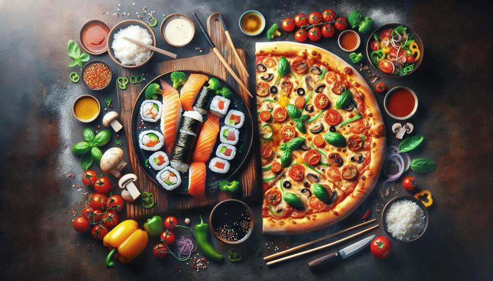 Descubra Restaurantes com Sushi e Pizzas Deliciosas>