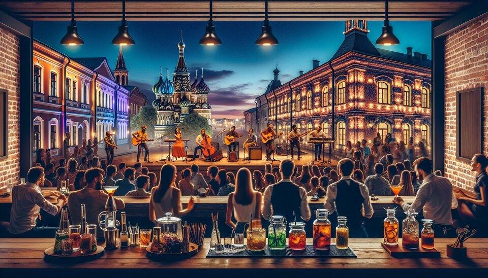 Лучшие бары с живой музыкой в Нижнем Новгороде>
