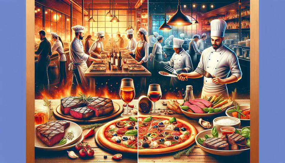 Descubre los mejores lugares para carnes y pizza>