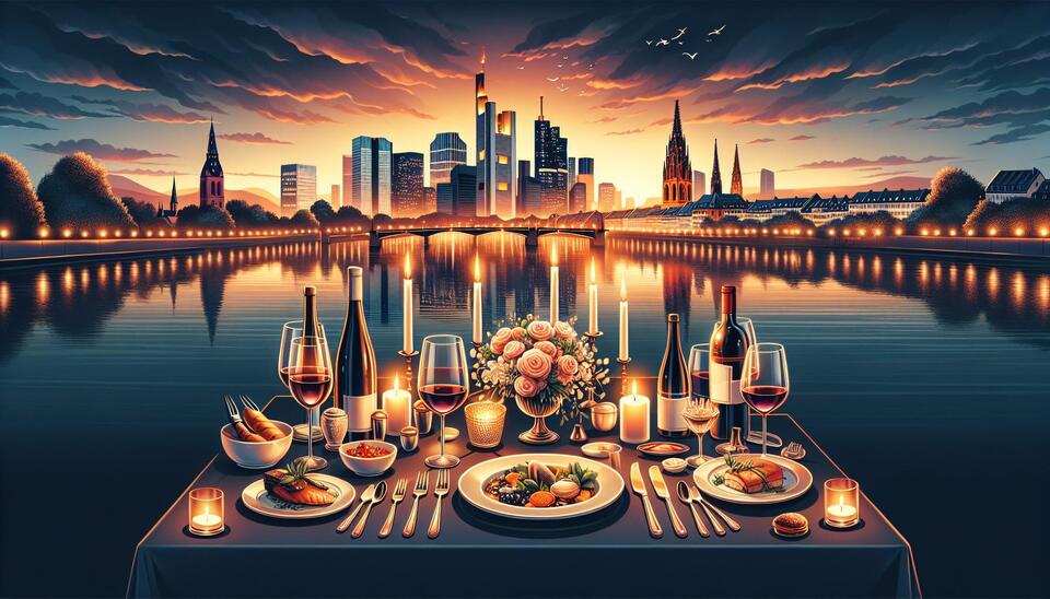 Unvergessliche Kulinarik mit Skyline-Blick in Frankfurt>