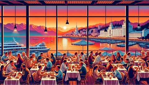 Рестораны Сочи с закатными видами