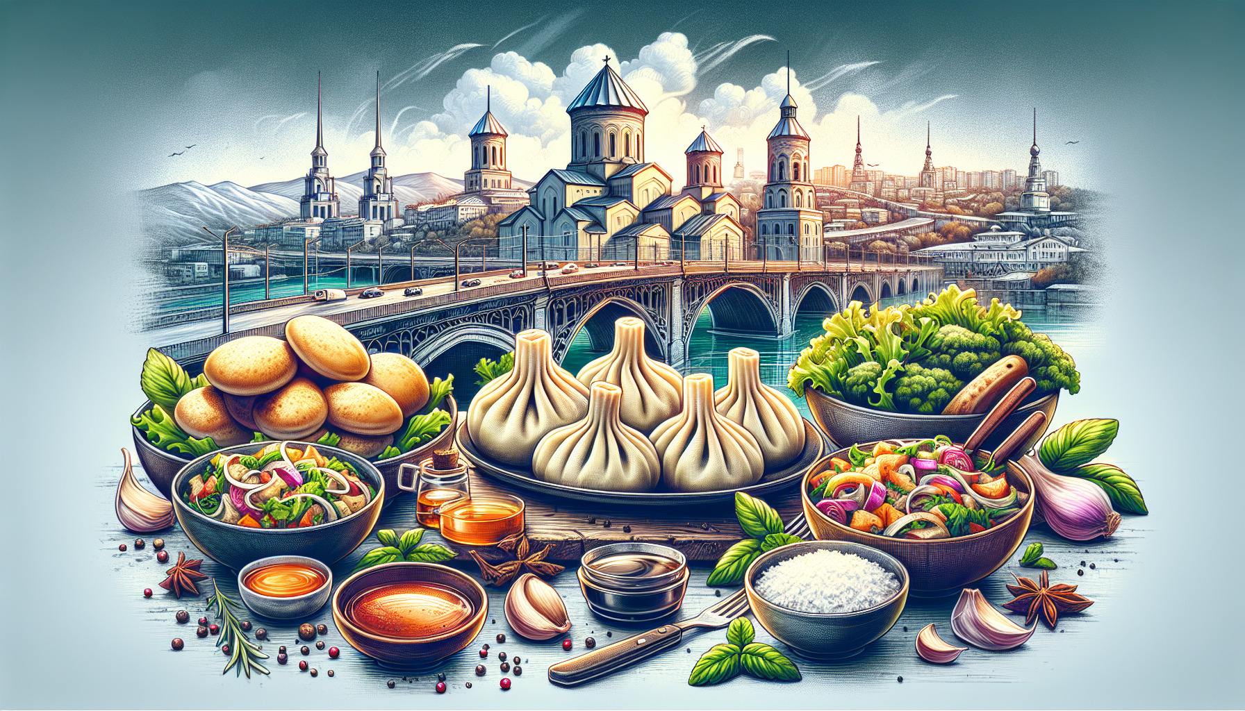 Грузинские рестораны в центре: хинкали и салаты
