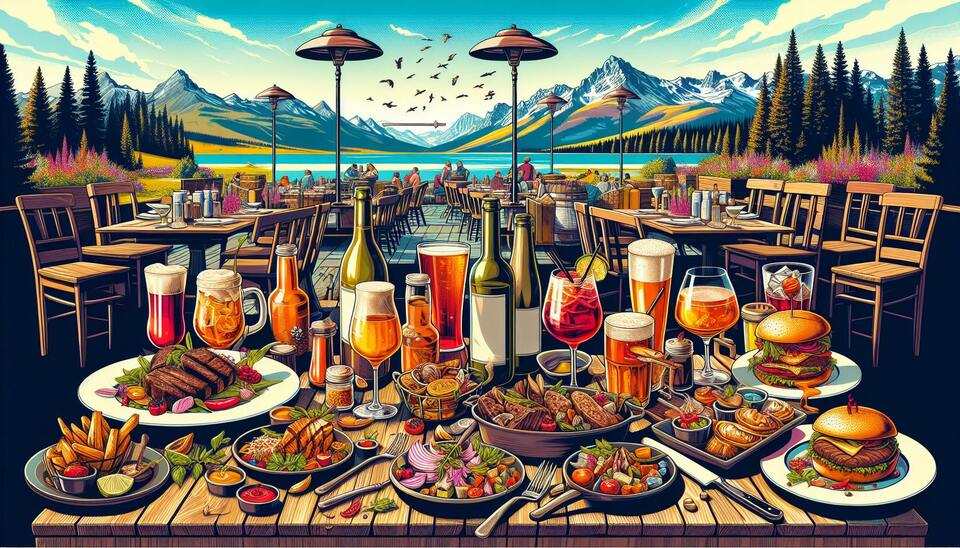 Dégustez des menus prix à Montana avec boissons>