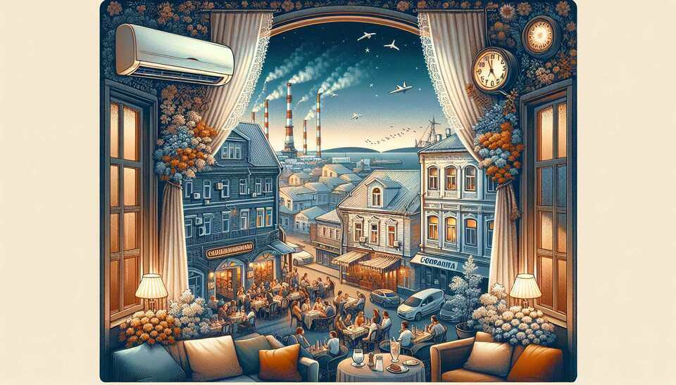 Найдите ресторан в Мурманске с кондиционером>