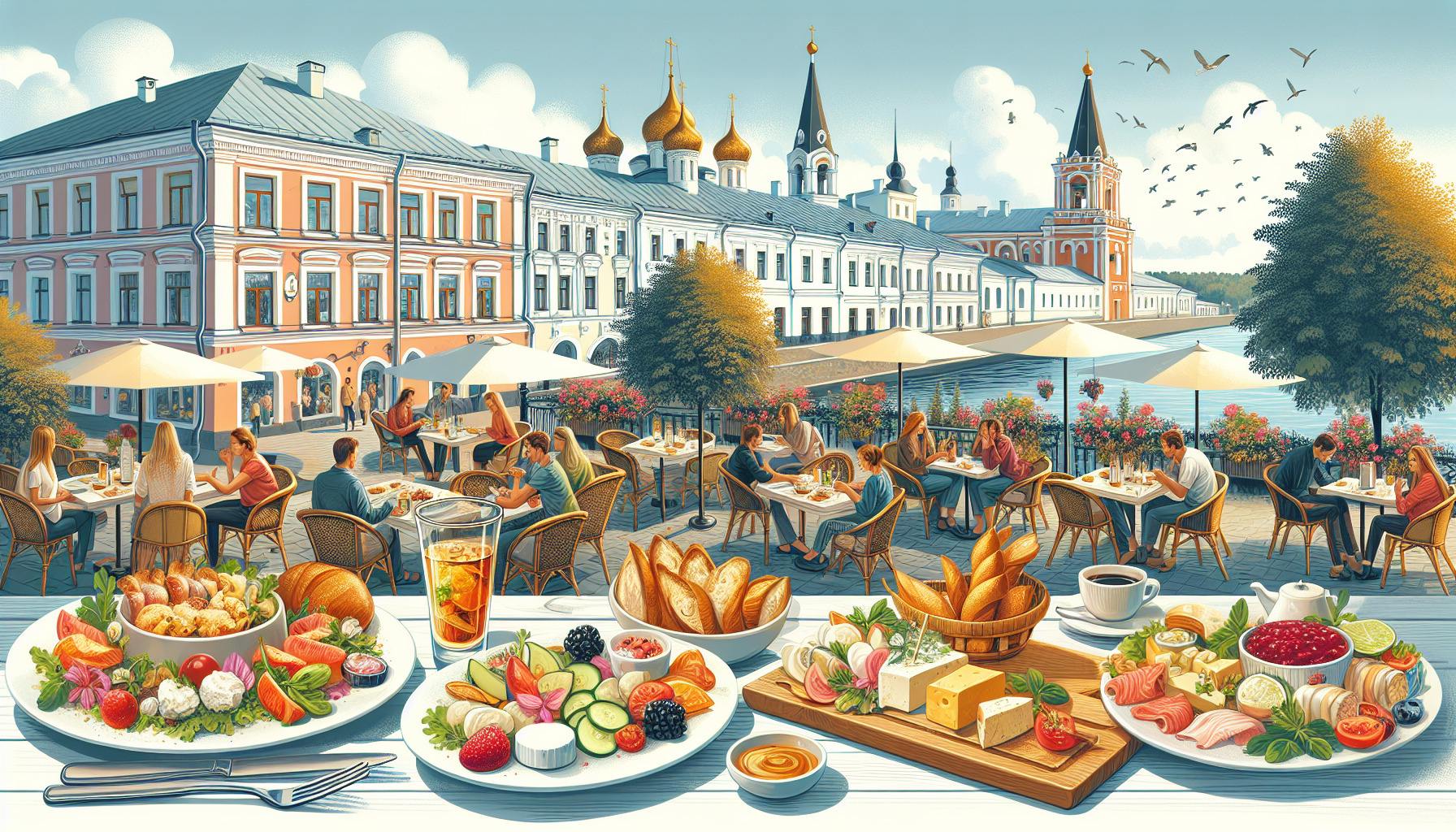Лучшие кафе Коломны с холодными закусками