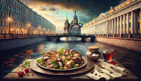 Найдите кулебяку в ресторанах Санкт-Петербурга