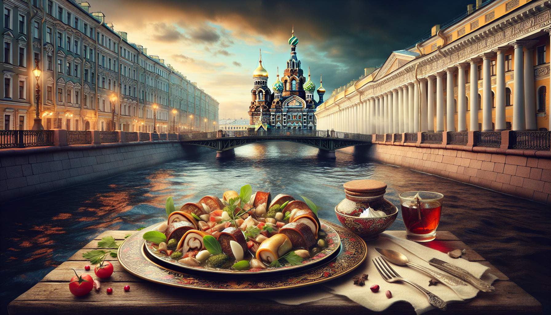 Найдите кулебяку в ресторанах Санкт-Петербурга