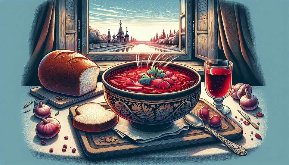 Вкуснейший борщ и хлеб в ресторанах Ярославля>