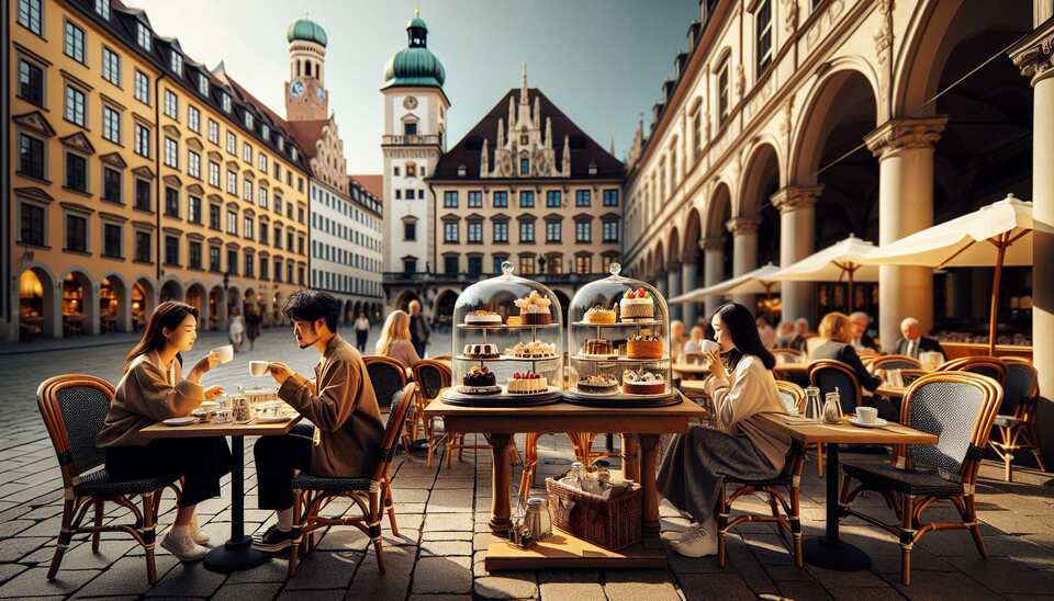 Köstliche Kuchen und Kaffee in Münchens Cafés genießen>