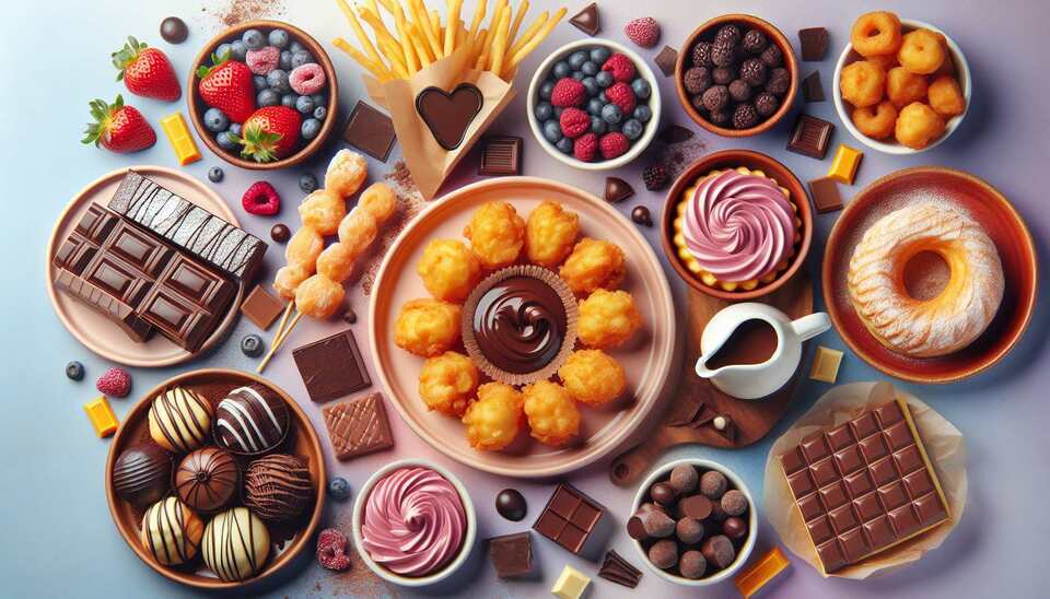 Delícias de Chocolate e Fritos a Preços Acessíveis>