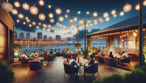 Прекрасные рестораны Калининграда с кальяном и видом