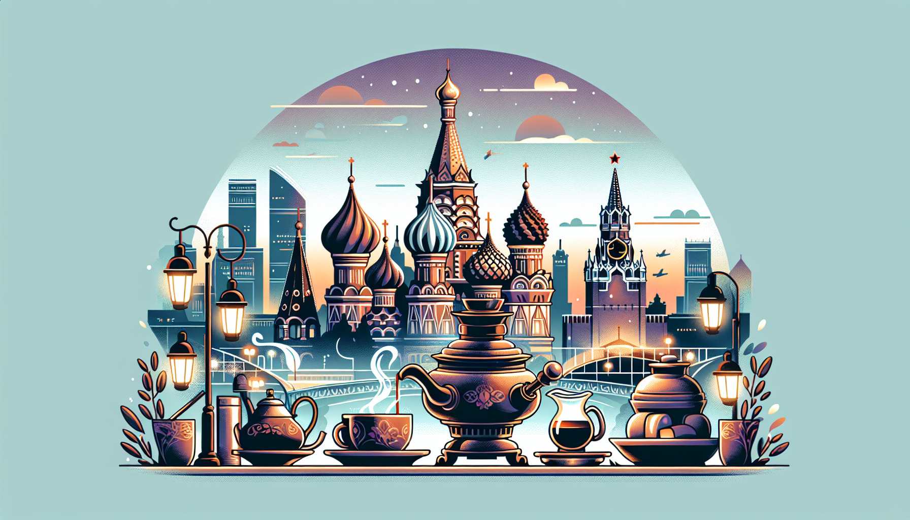 Русские рестораны в центре Москвы: чай, самовар