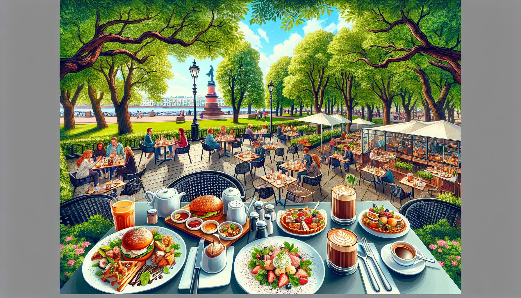 Вкусный бранч у Парка Победы: лучшие рестораны