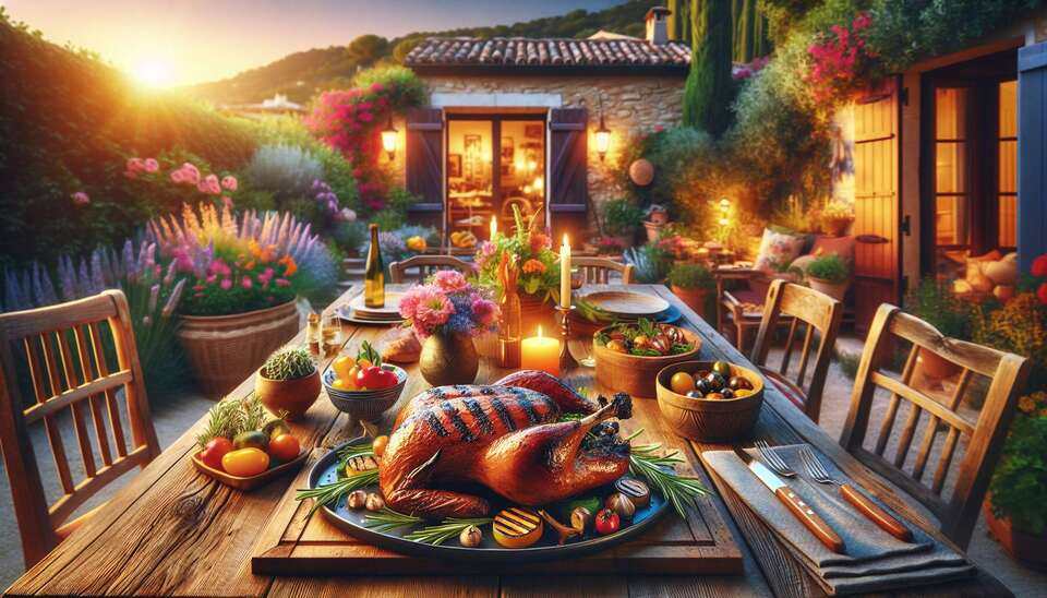Délices Barbecue: Canard et Terrasse en Vedette>