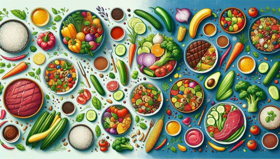 Top Spots with Vegetarian and Meat Delights>