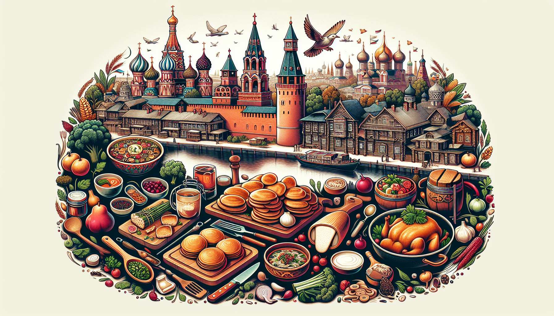 Восхитительная кулинария в Нижнем Новгороде